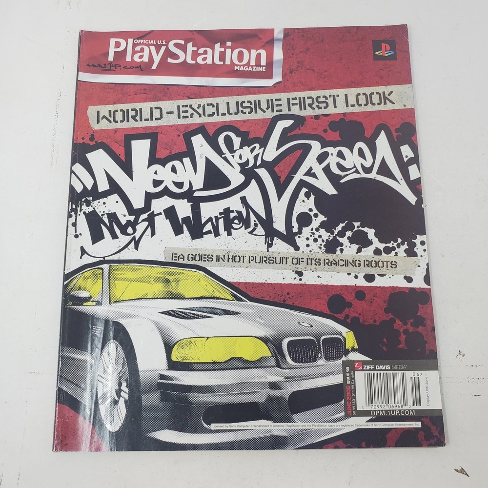 Official U.S. PlayStation Magazine June 2005 #93 Need For Speed (No Discs)